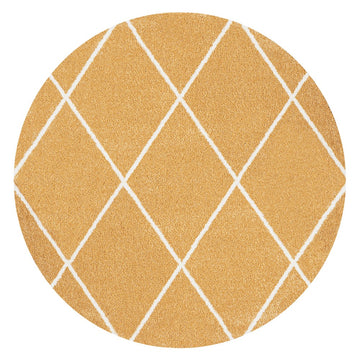 Cole Minimalist Diamond Trellis Area Rug
